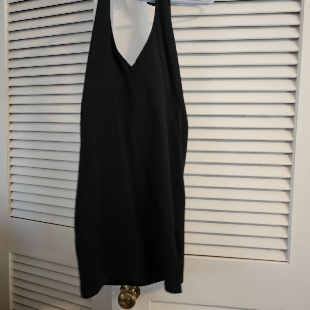 Forever 21 Black Backless Dress